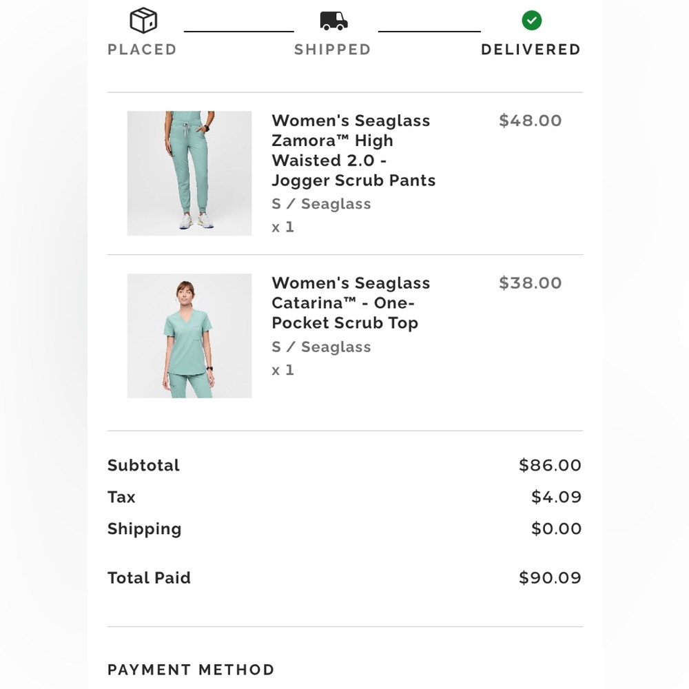 Women’s figs scrubs
